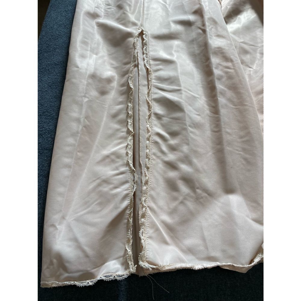 Vintage Vassarette Beige Long Half Slip - Picture 6 of 9